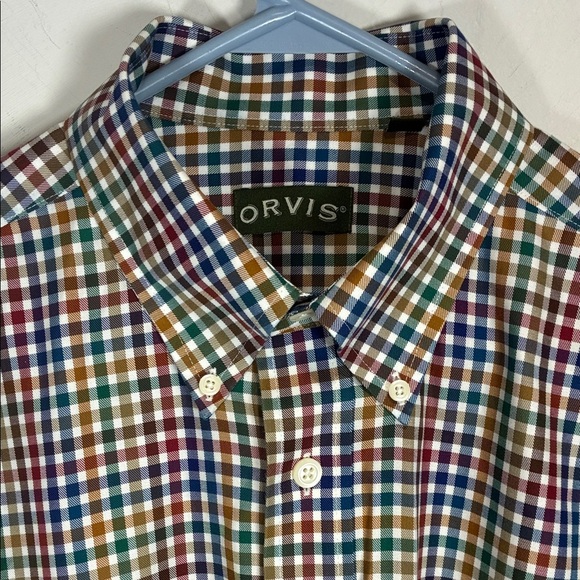 Orvis Multicolor Plaid Button-Down Shirt - Picture 3 of 11